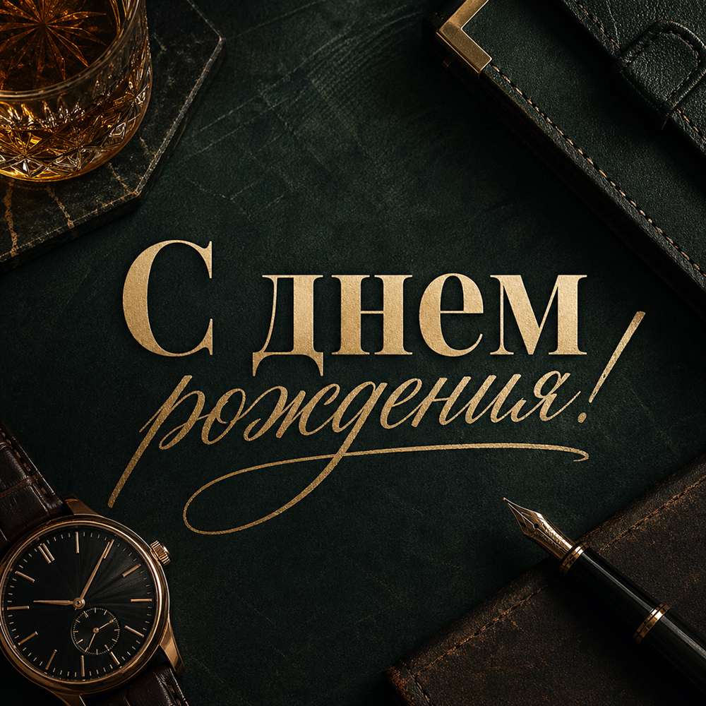 открытка с днем рождения мужчине